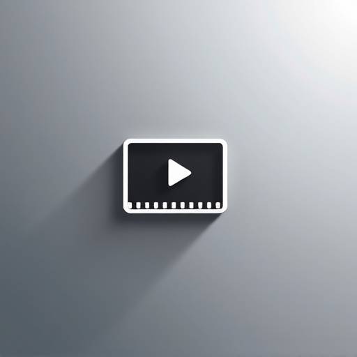 Icono de línea de tiempo de video representando servicios de postproducción